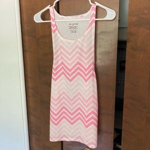 Jed North Men’s Stringer - Chevron Pink - Size Small